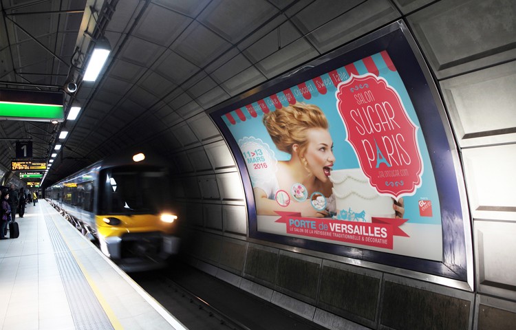 Affichage métro SUGAR Paris