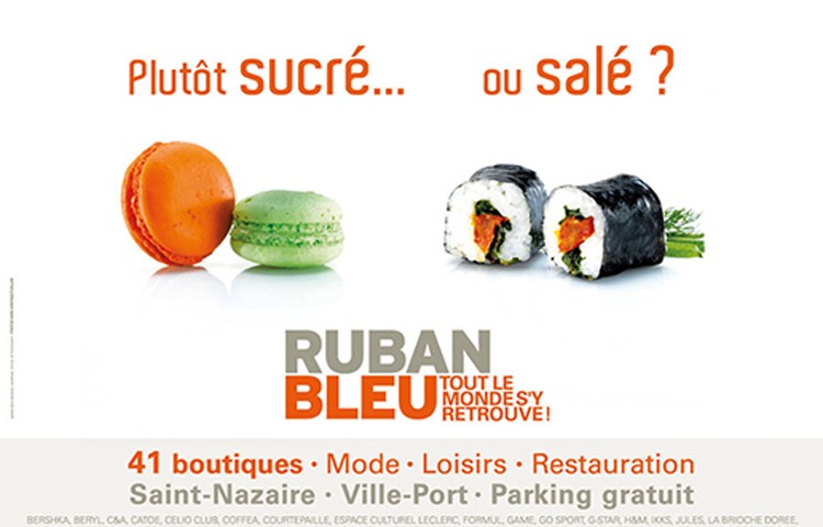 Campagne de communication réalisée pour Ruban bleu - cc Saint Nazaire